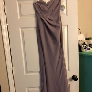 Light purple formal dress